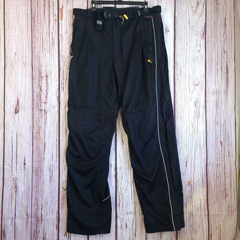 Olympia Cordura Motorcycle Pants Racing Moto Womens 14 Black Zip Seams